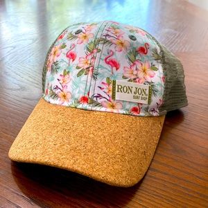 RON JON Surf Shop Hat Tropical Flamingos